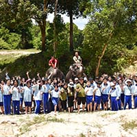 Outdoor Study Kelas VIII Ke Pusat Konservasi Gajah Balai Besar KSDA Riau